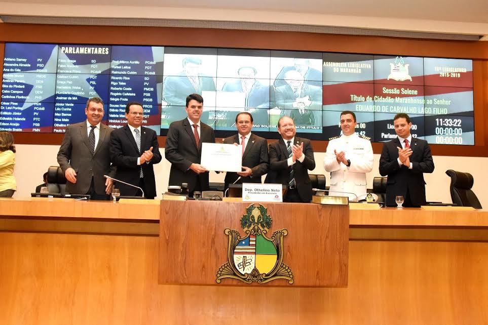 Assembleia Legislativa do Maranhão concede título de cidadão maranhense a Ted Lago