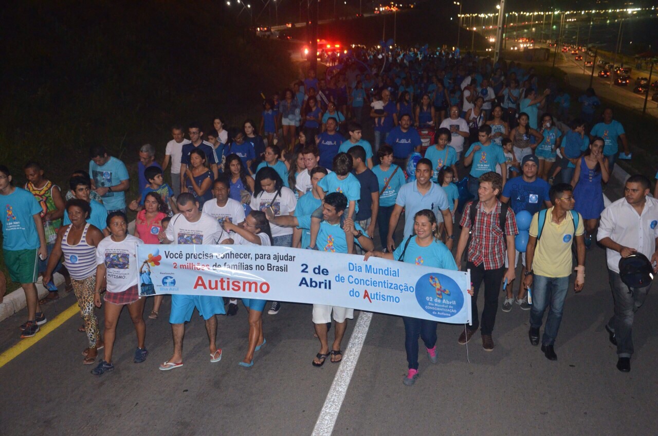 Wellington participa da II Caminhada em defesa do autismo na litorânea