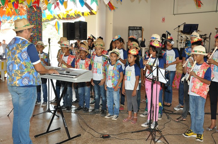 Gedema realiza festa junina para os alunos do Projeto Sol Nascente