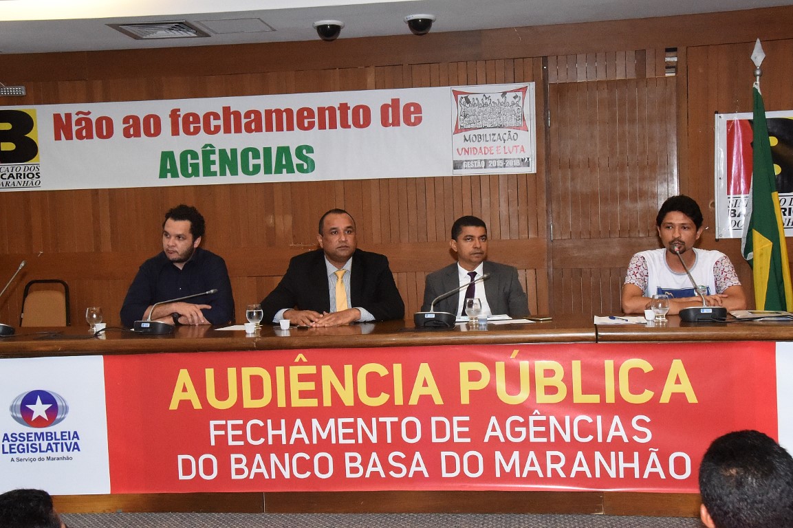 Durante Audiência, trabalhadores repudiam fechamento de agências do BASA no Maranhão