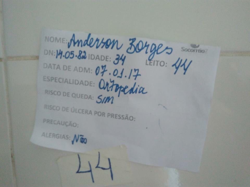 Deputado Wellington denuncia desrespeito nos Socorrões