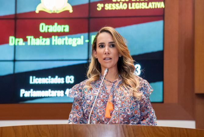 Thaiza Hortegal repercute inaugurações na área da educação com seu apoio 