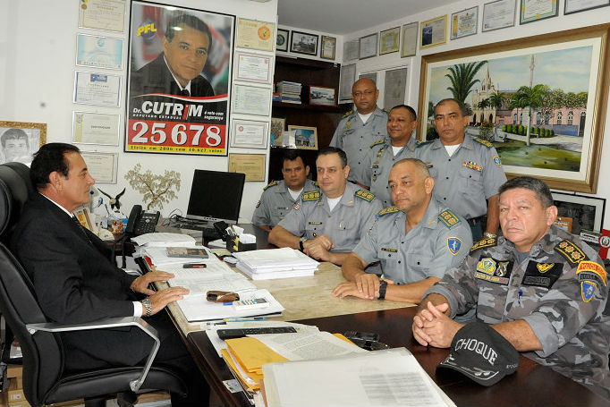 Raimundo Cutrim recebe solidariedade de coronéis da  Polícia Militar