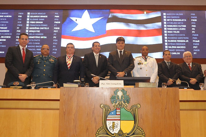 AL homenageia Marco Antônio Netto Texeira e Raimundo Nonato Sá