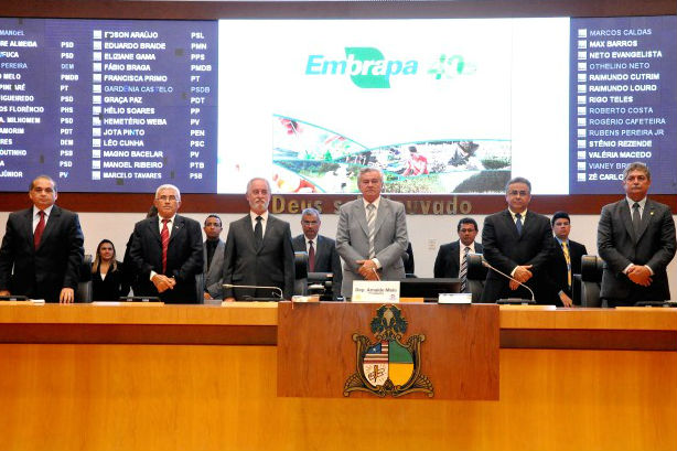 AL homenageia 40 anos da Empresa Brasileira de Pesquisa Agropecuária