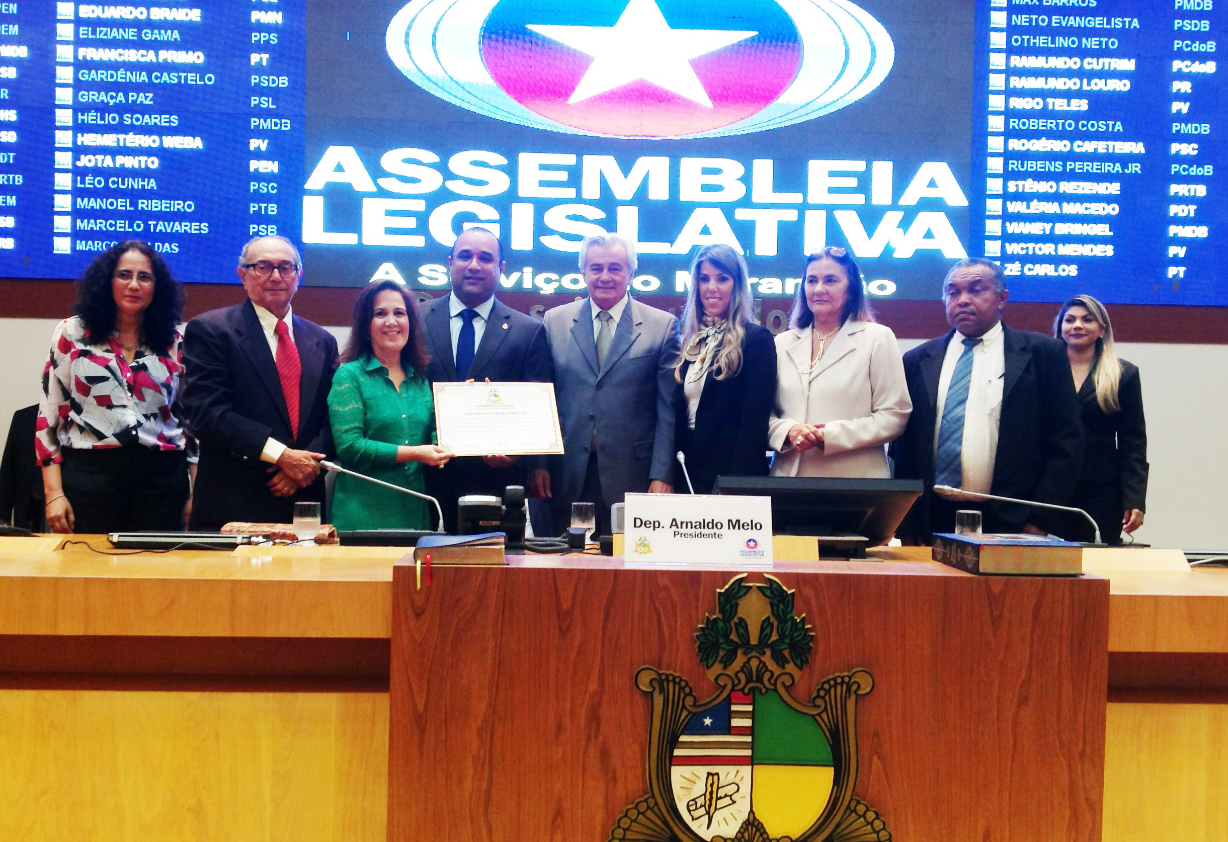 Olga Simão é homenageada com Título de Cidadã Maranhense 