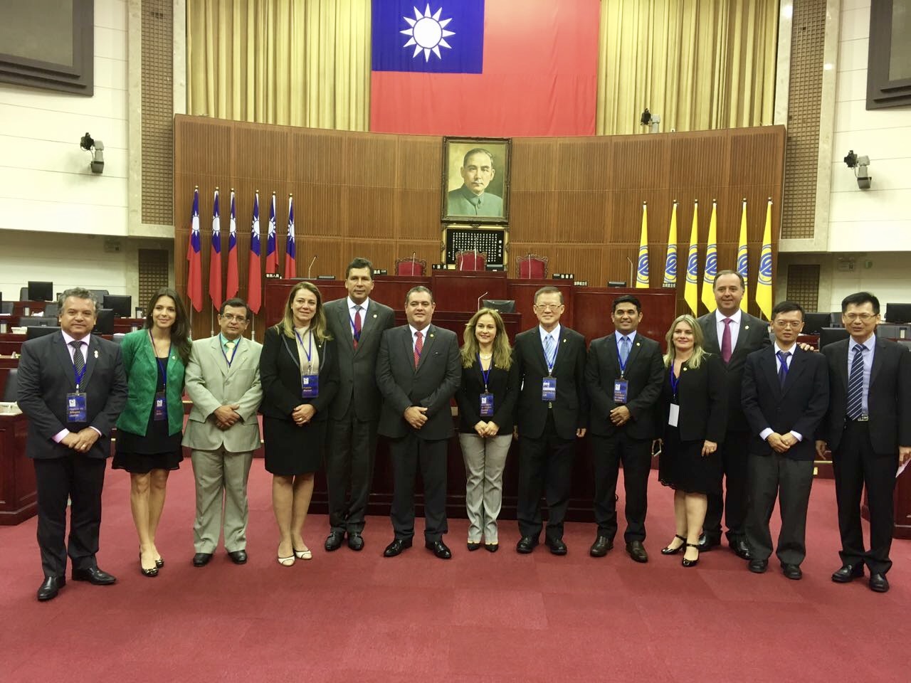 Wellington representa o Brasil em visita oficial a Taiwan