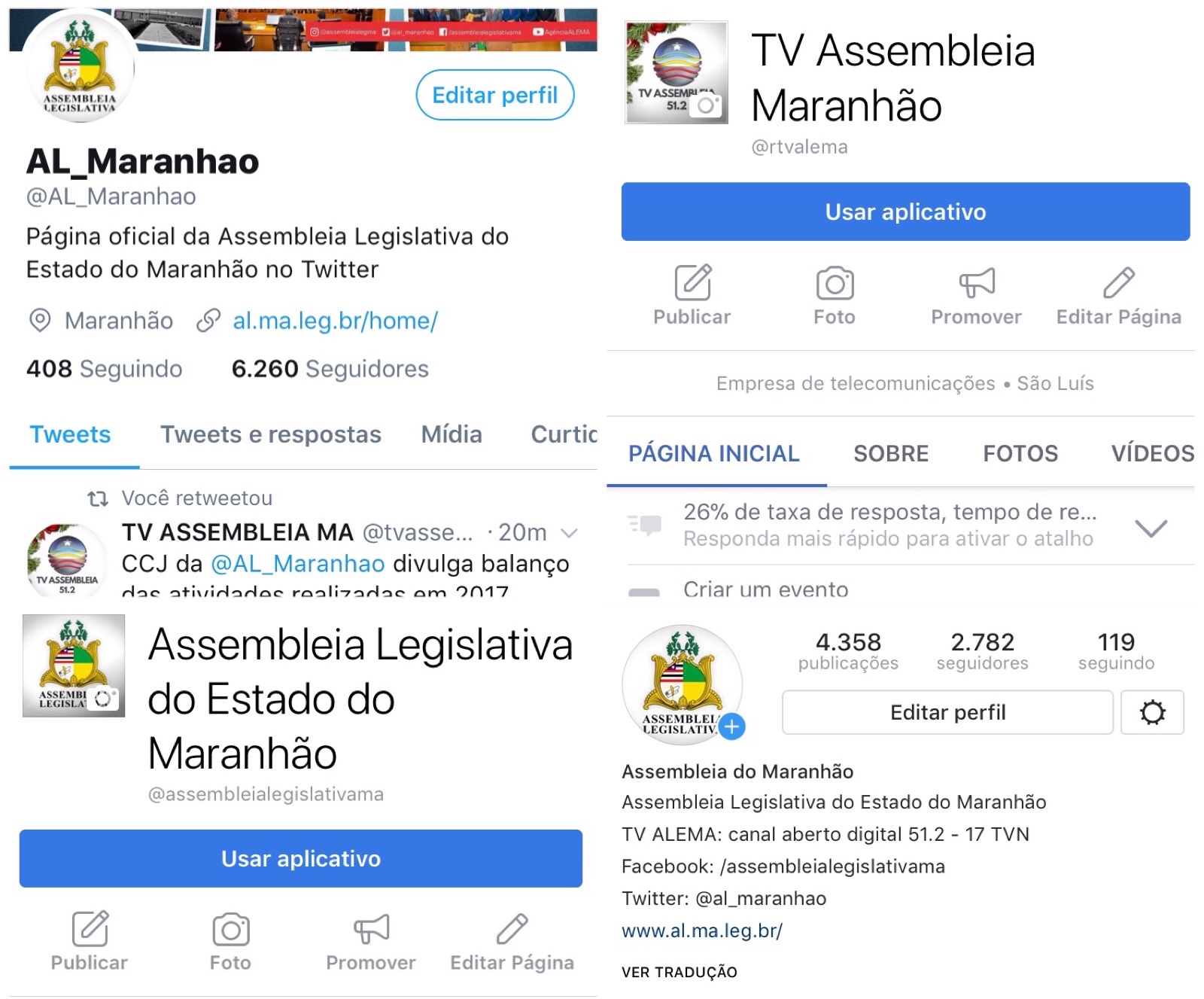 Canais de comunicação da Assembleia Legislativa cresceram exponencialmente em 2017