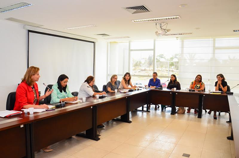 Deputadas participam de reunião para implantação da Lei do Feminicídio no estado