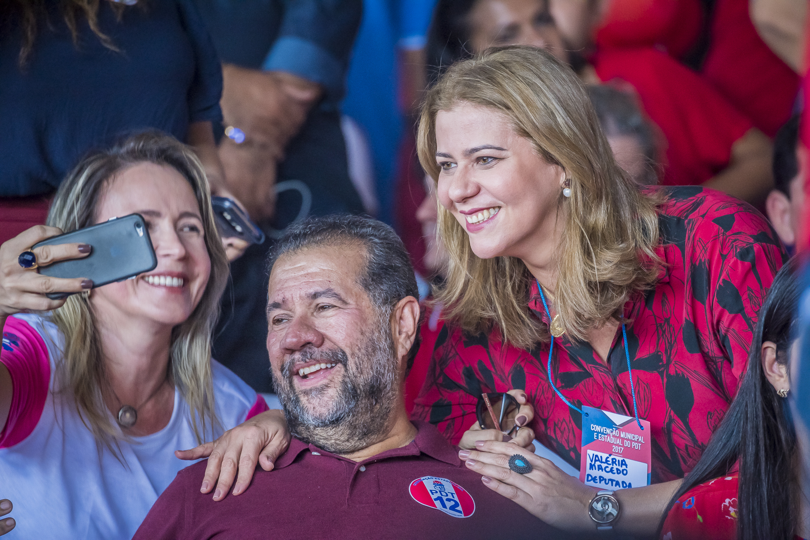 Deputada Valéria Macedo participa da convenção do PDT