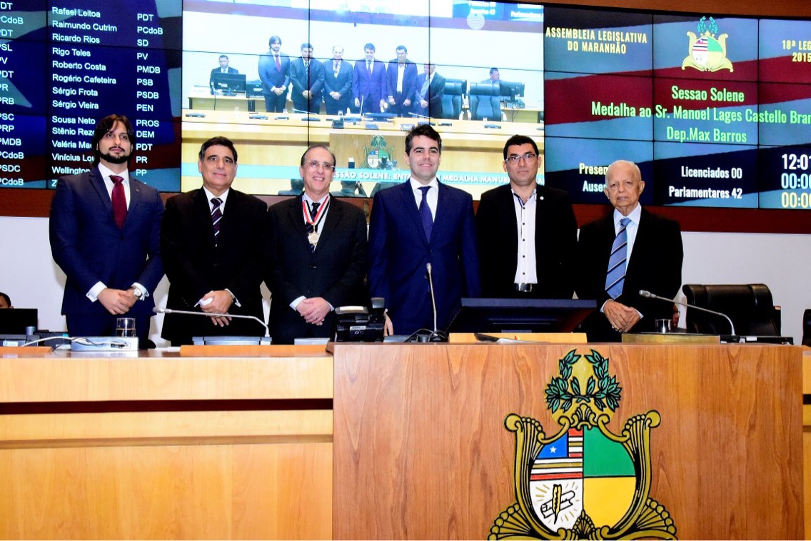 Assembleia Legislativa homenageia o médico Lages Neto, por indicação de Max Barros