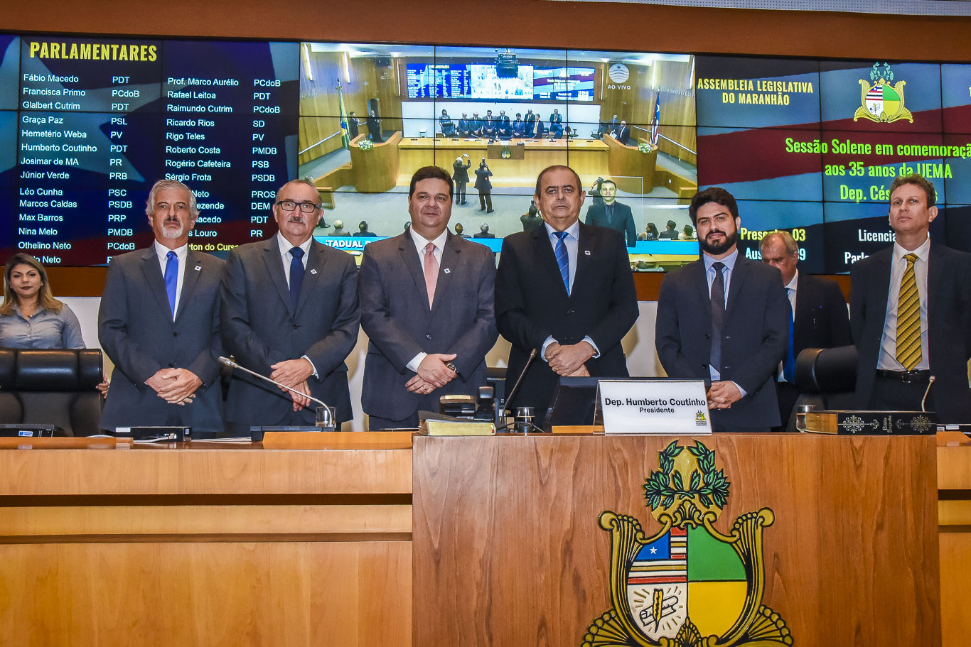 Assembleia Legislativa celebra, em sessão solene, os 35 anos de fundação da Uema