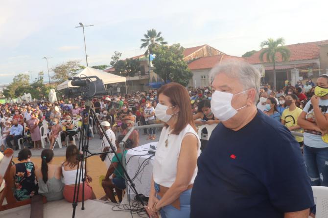 Helena Duailibe participa do encerramento do festejo de São José de Ribamar