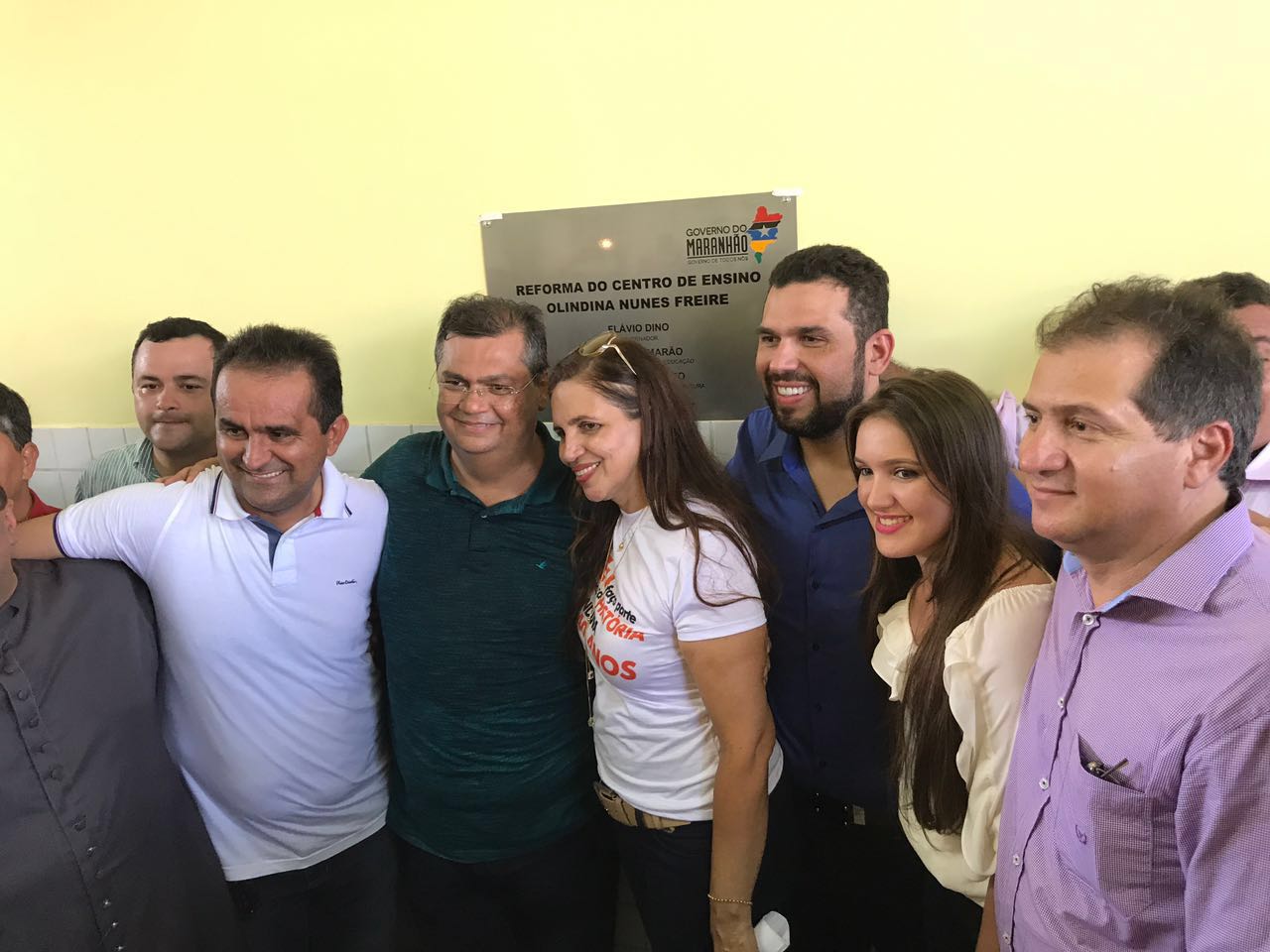 Fábio Macedo participa da entrega da reforma da Escola Olindina Nunes Freire