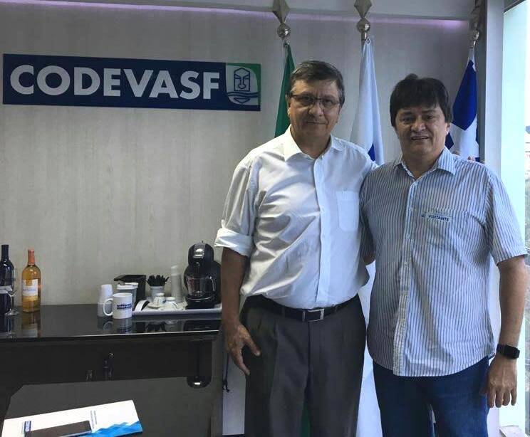 Deputado Léo Cunha é recebido por superintendente da Codevasf