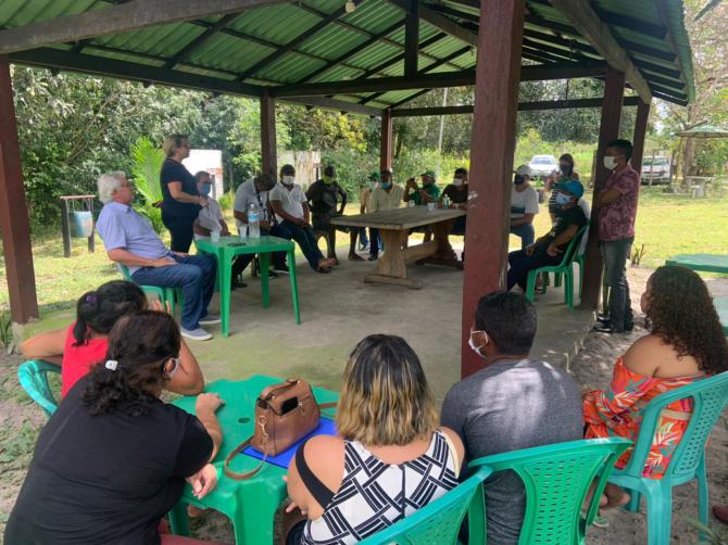 Arnaldo Melo participa de encontro com lideranças políticas em Boa Vista do Gurupi 