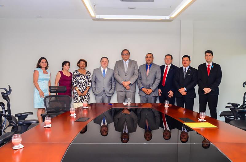 Nova Mesa Diretora do Tribunal de Justiça visita a Assembleia Legislativa