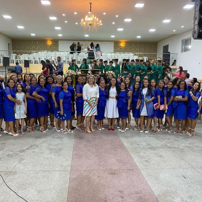 Mical Damasceno participa de festividades de igrejas evangélicas no interior do Maranhão