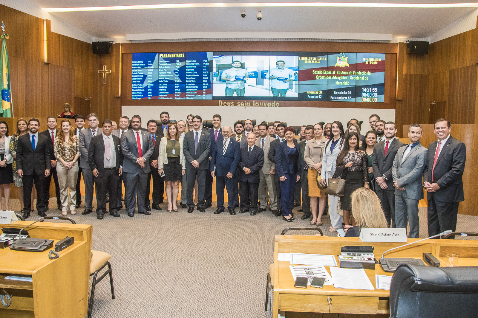 Assembleia Legislativa presta homenagem à OAB-MA pelos 85 anos de fundação