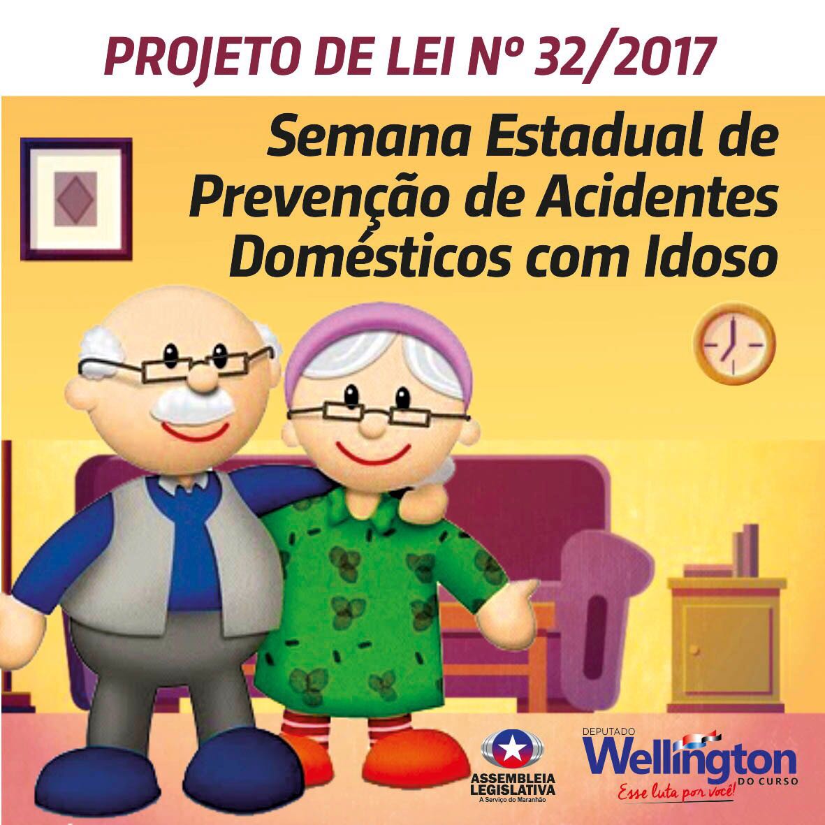 Projeto do deputado Wellington previne acidentes domésticos com idosos no Maranhão 