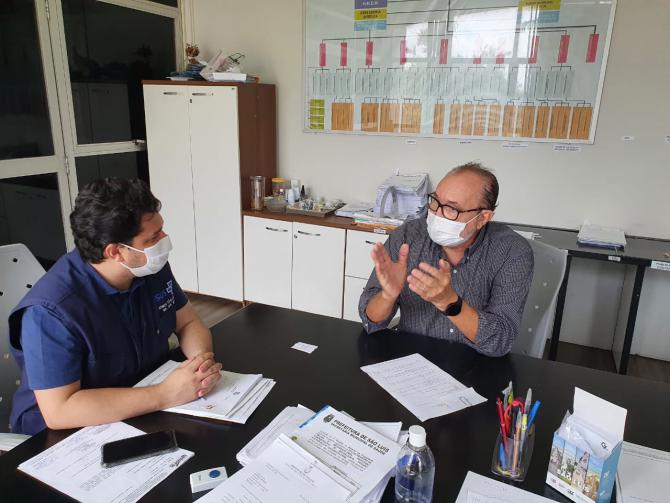 César Pires discute assistência a hipertensos e diabéticos com secretário de Saúde de São Luís