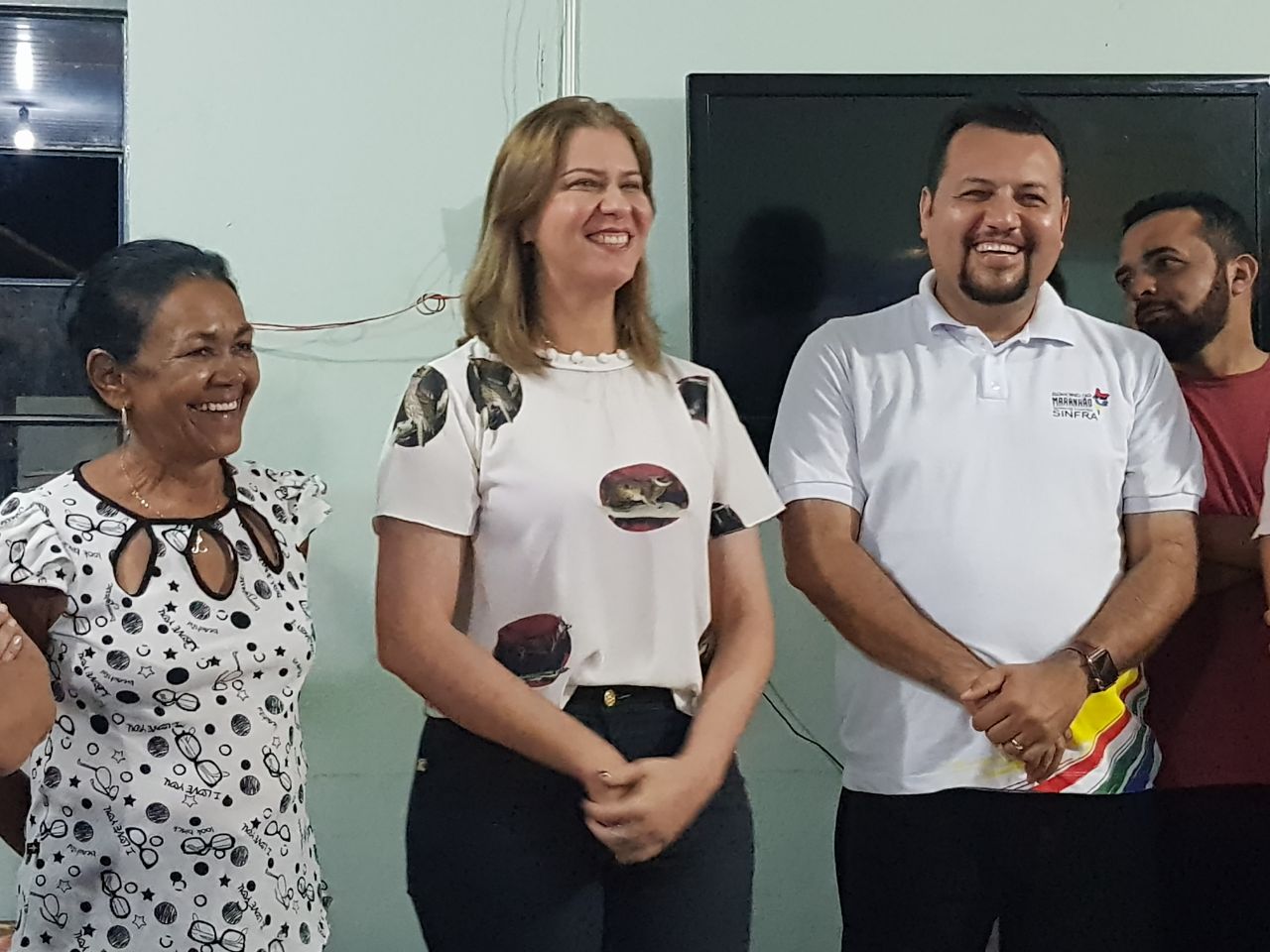 Deputada Valéria Macedo vistoria reforma da escola Valentim Aguiar em Campestre