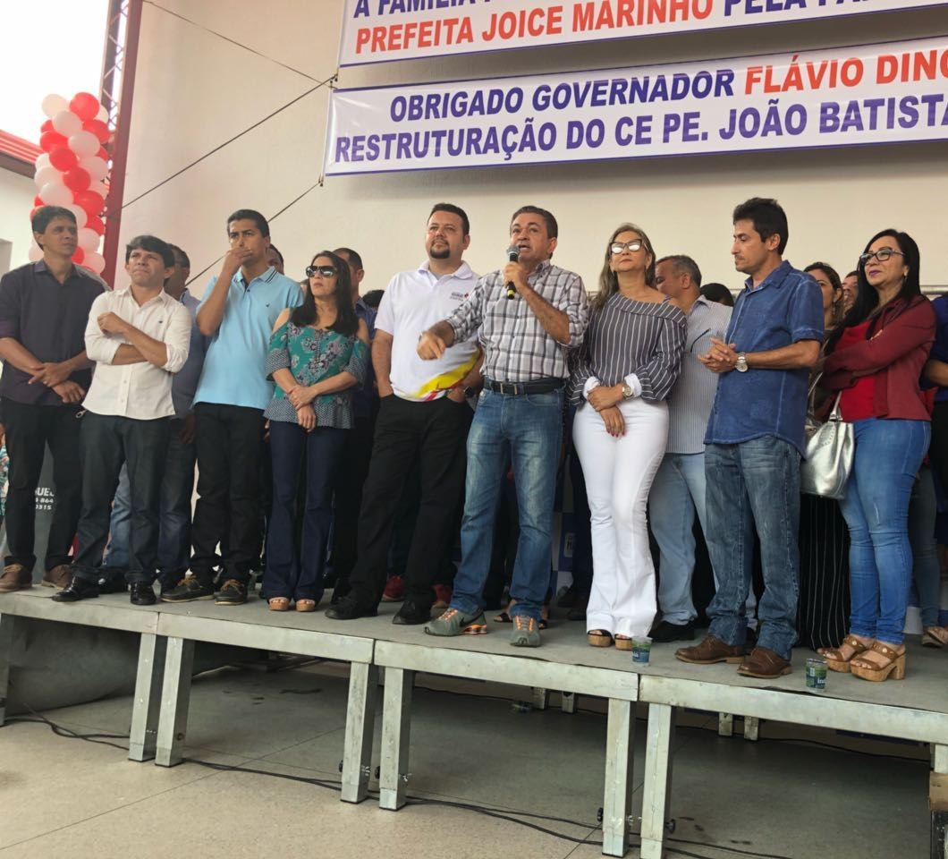Antônio Pereira agradece pela reforma do antigo Ginásio Bandeirantes de Amarante