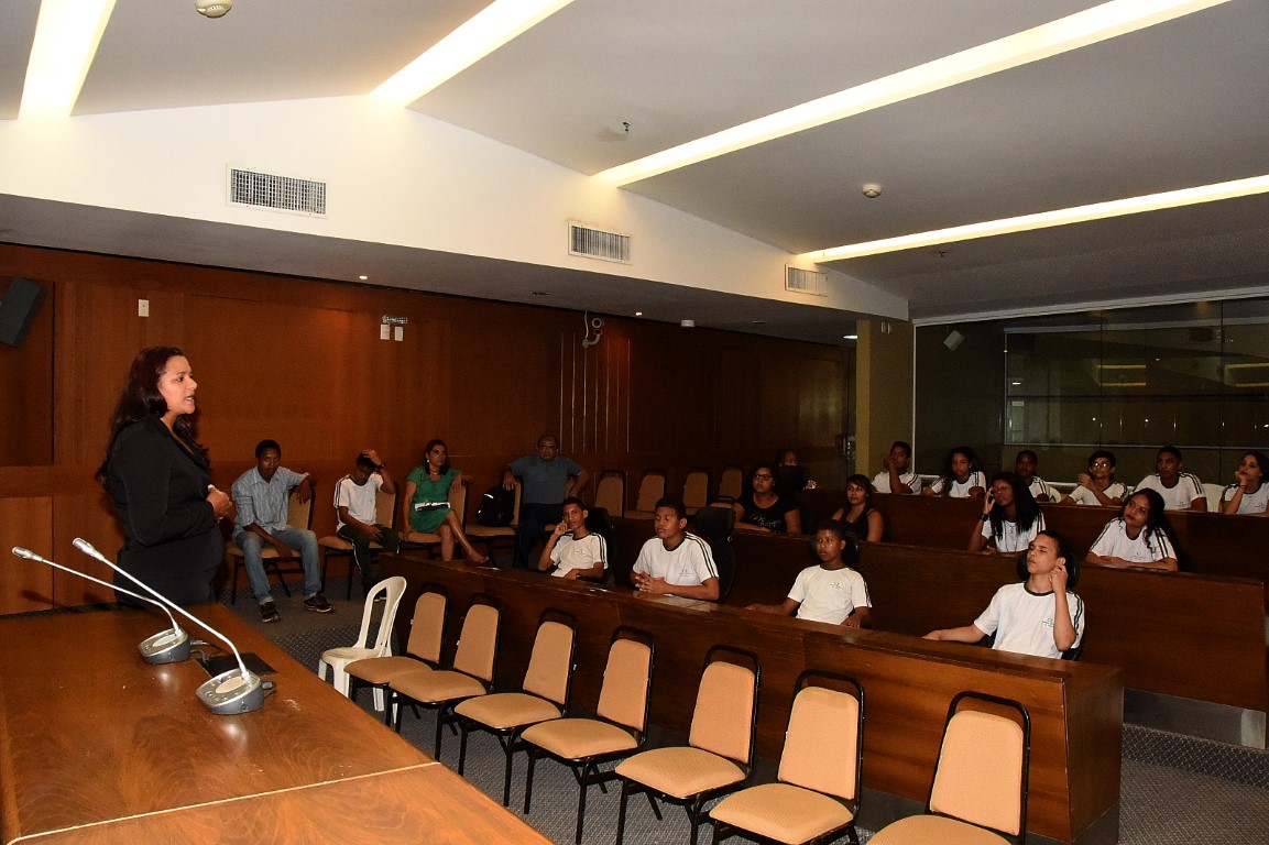 Alunos da escola Antônio Ribeiro Silva participam do Programa Visita Cidadã