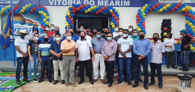 Hélio Soares participa de inauguração de posto do Detran em Vitória do Mearim 