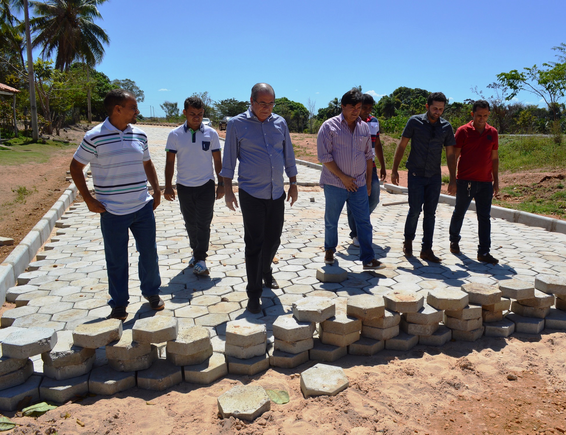 Léo Cunha visita Campestre do Maranhão e fiscaliza andamento de obras 