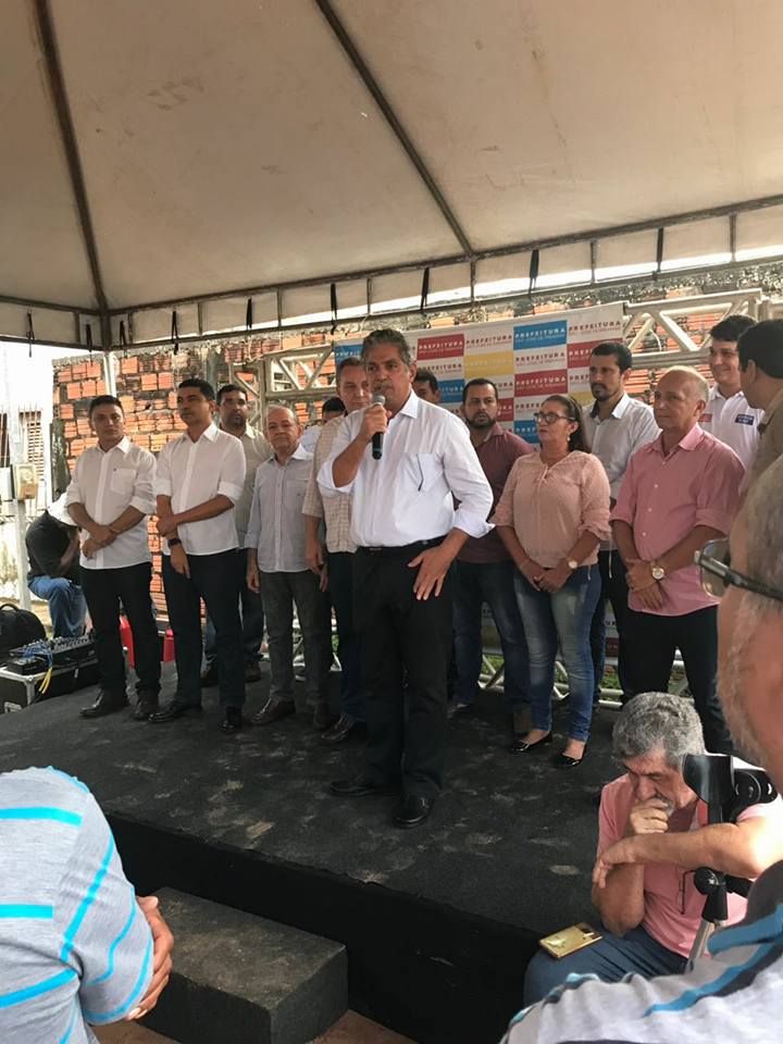 Carlinhos Florêncio participa de assinatura de ordem de serviço em São José de Ribamar