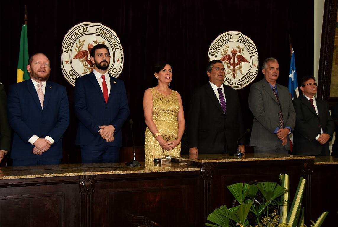 Othelino Neto representa a AL no ato de posse da nova Diretoria da Associação Comercial do Maranhão