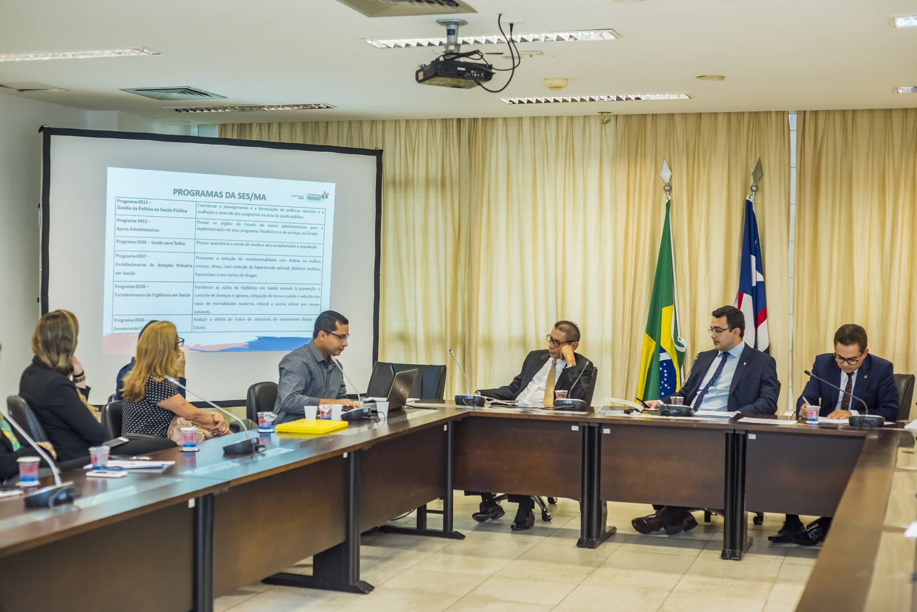 SES apresenta relatório de execução orçamentária do 3º quadrimestre de 2018 à Comissão de Saúde