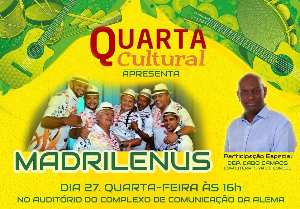 Quarta Cultural celebra 100 anos de samba no Brasil com o grupo Madrilenus