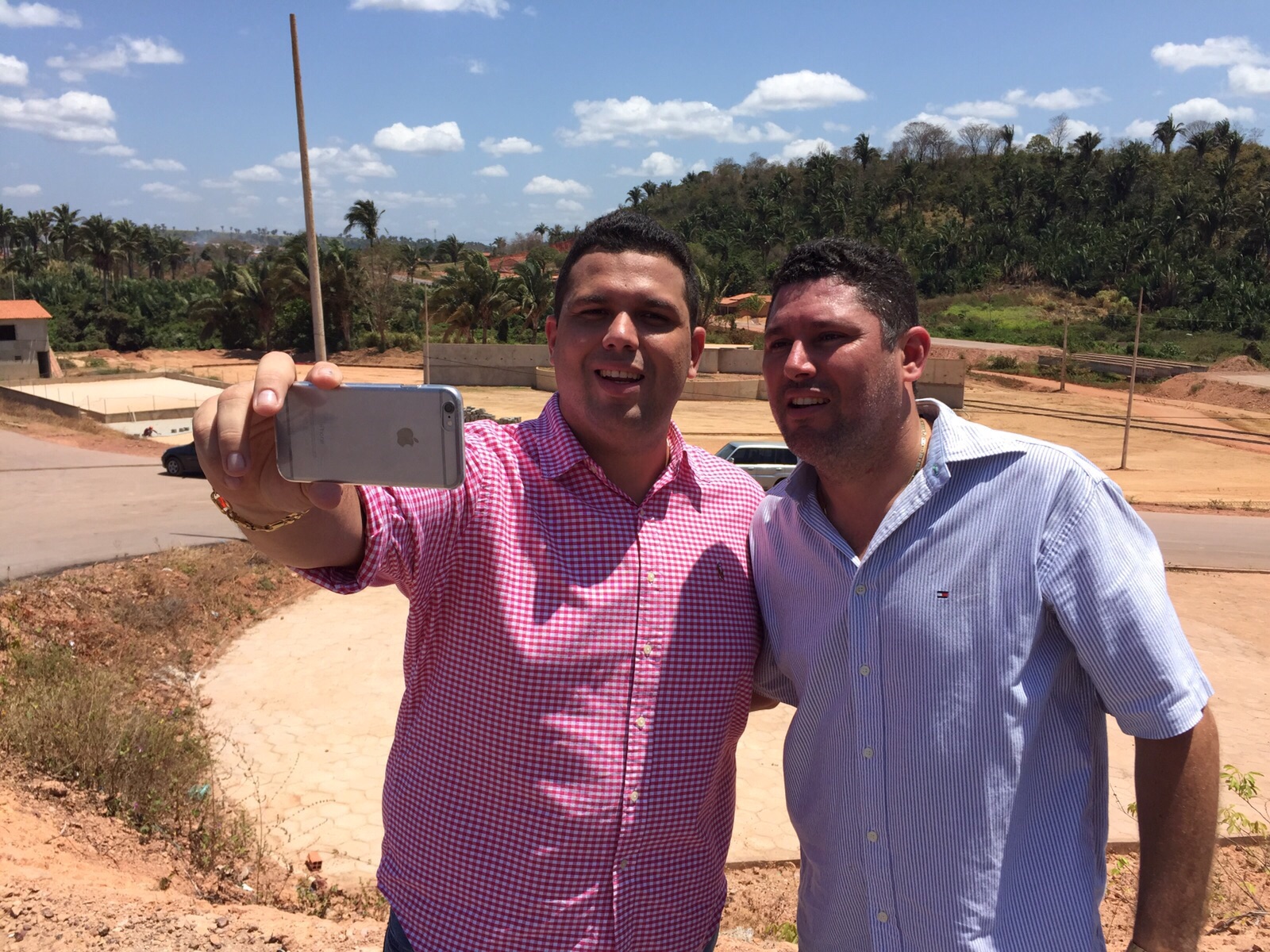 Fábio Macedo acompanha obras do Balneário Lourenção em Dom Pedro