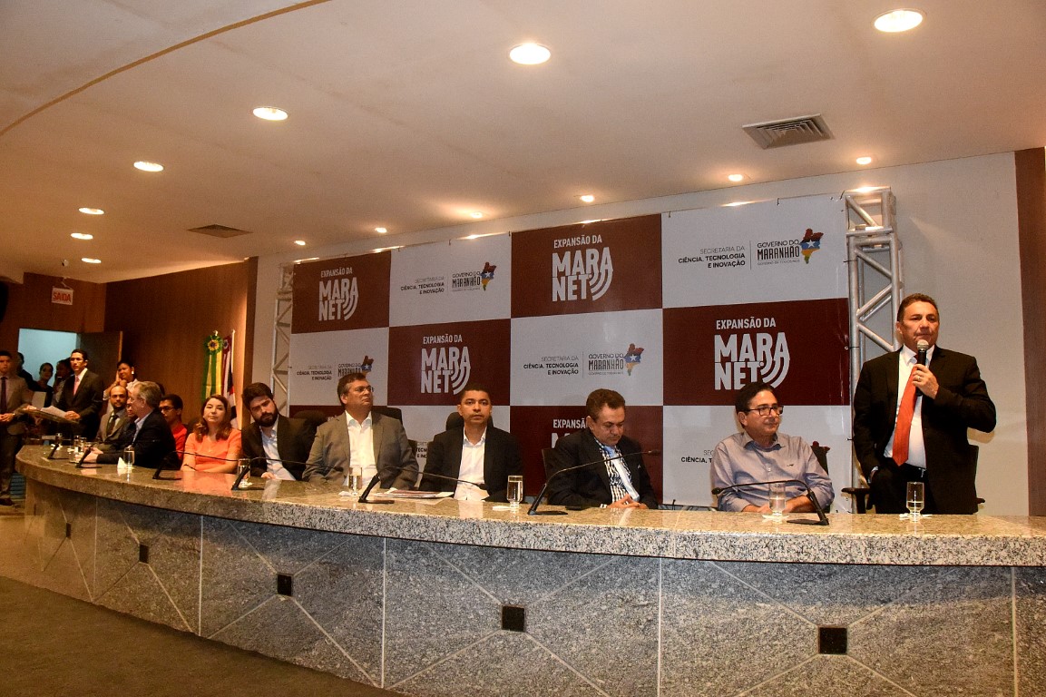 Deputados prestigiam lançamento de expansão da Maranet no Maranhão