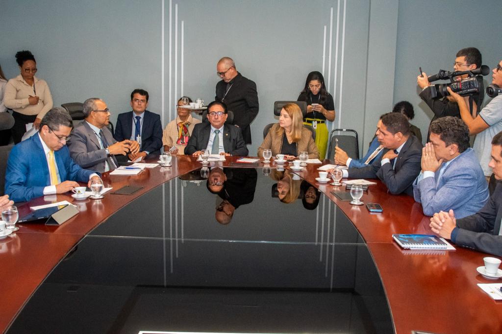 Diversos parlamentares estiveram presentes à reunião com o objetivo de discutir a atualização das divisas de municípios maranhenses 