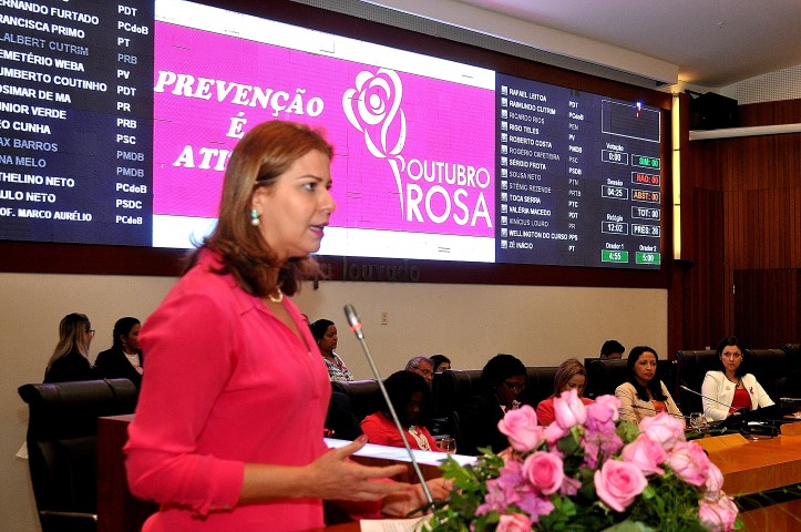 Valéria Macedo preside sessão especial alusiva ao Outubro Rosa