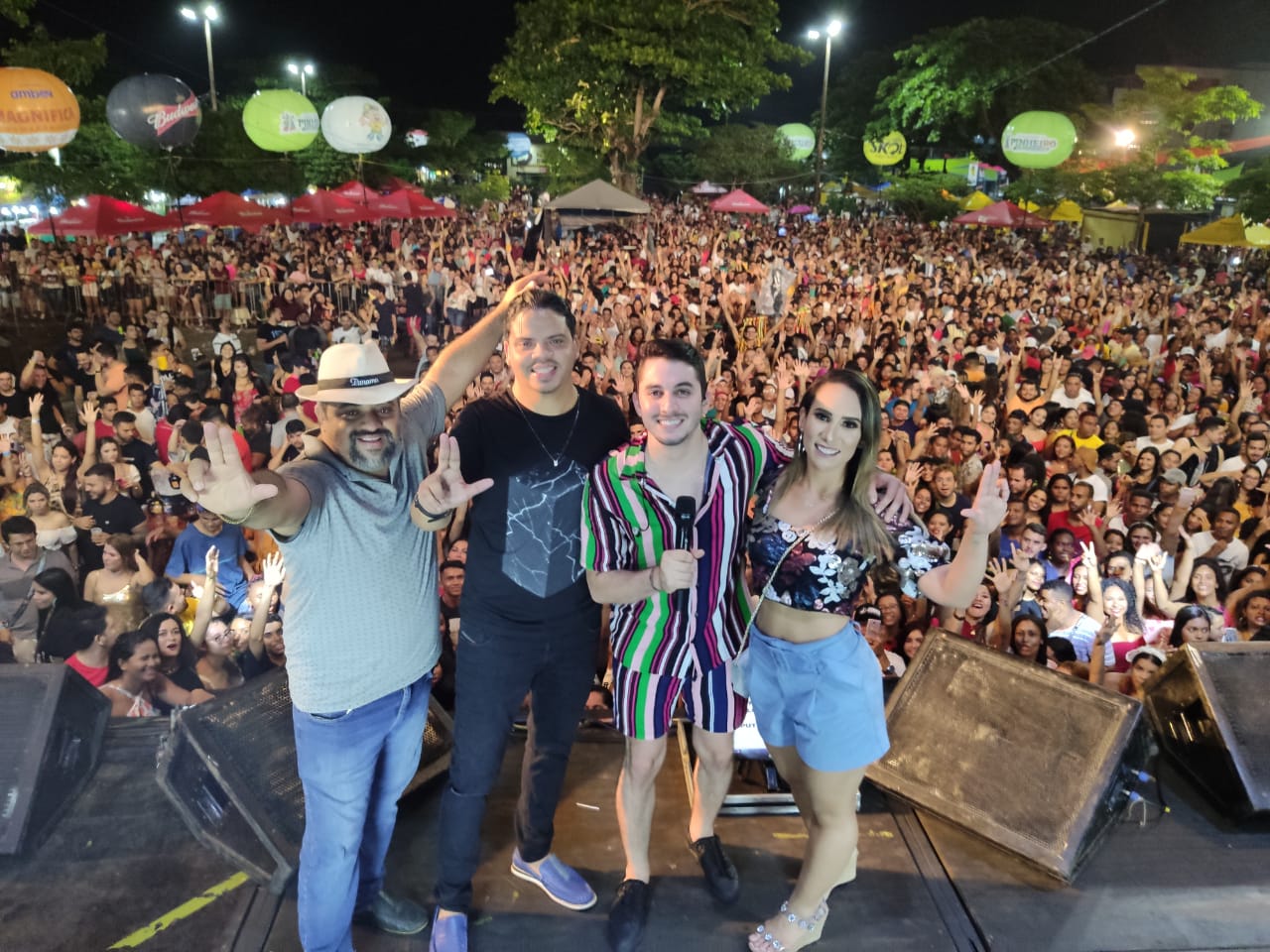 Thaiza Hortegal elogia o Carnaval de Pinheiro