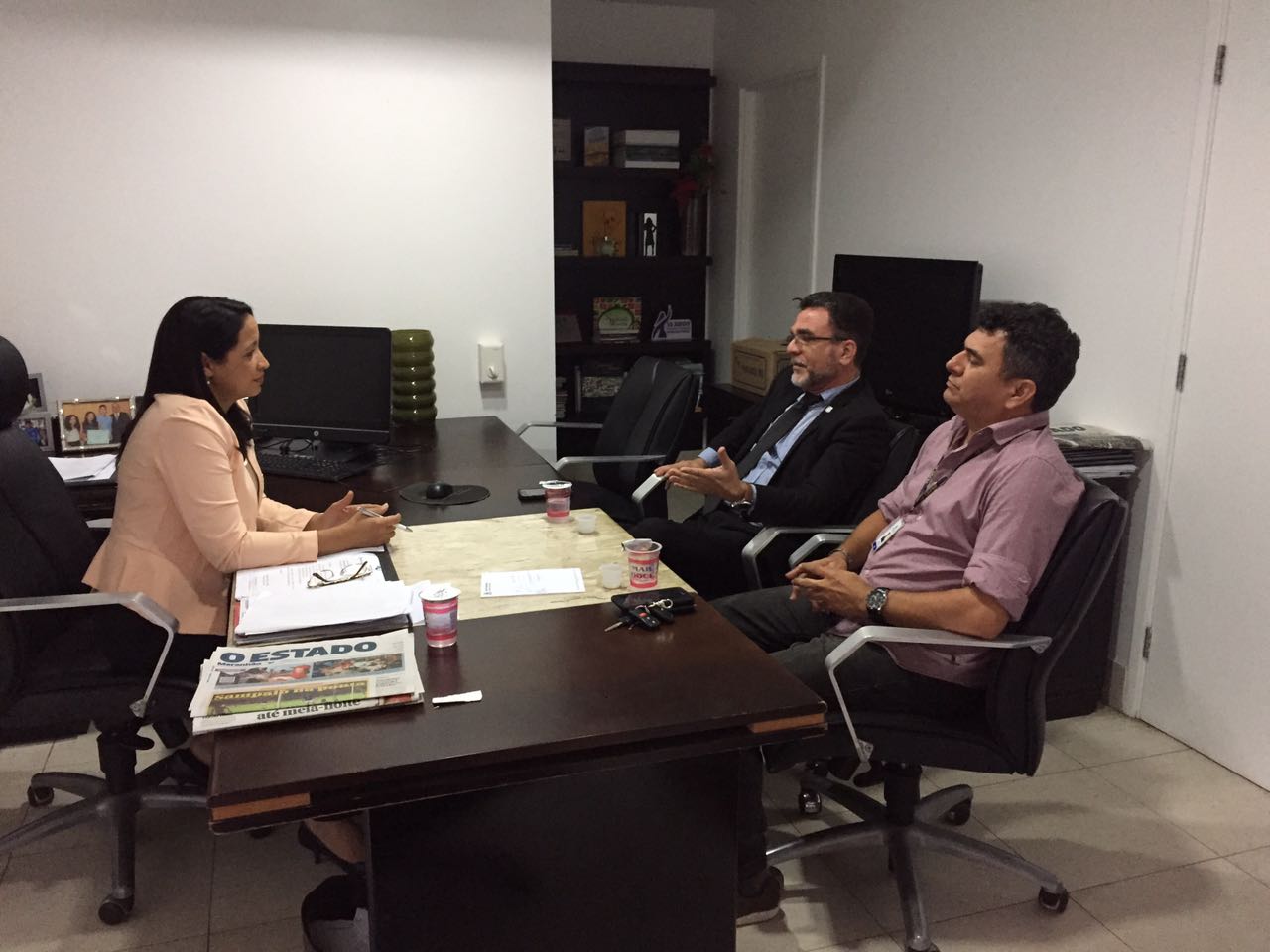 Francisca Primo conversa com superintendente regional da PRF sobre animais soltos nas BR’s