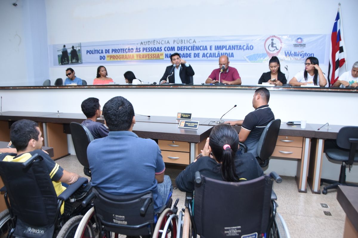 Wellington realiza audiência pública em Açailândia para debater direitos das pessoas com deficiência