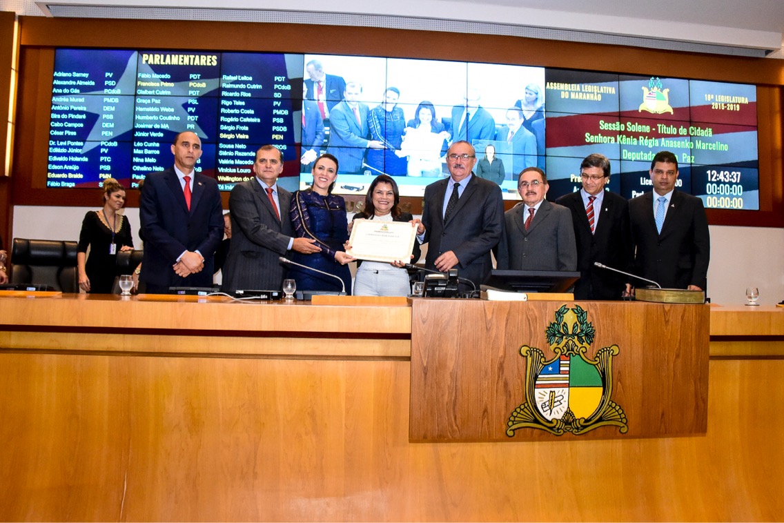 Assembleia Legislativa concede título de Cidadã Maranhense a Kênia Régia, da Codevasf