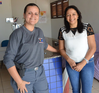 Deputada Francisca Primo visita a 14ª Companhia da PM de Buriticupu 