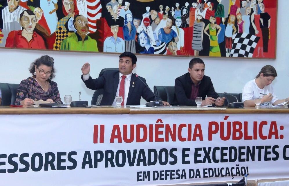 Audiência pública: Wellington discutirá a convocação de aprovados no concurso da Prefeitura de São Luís