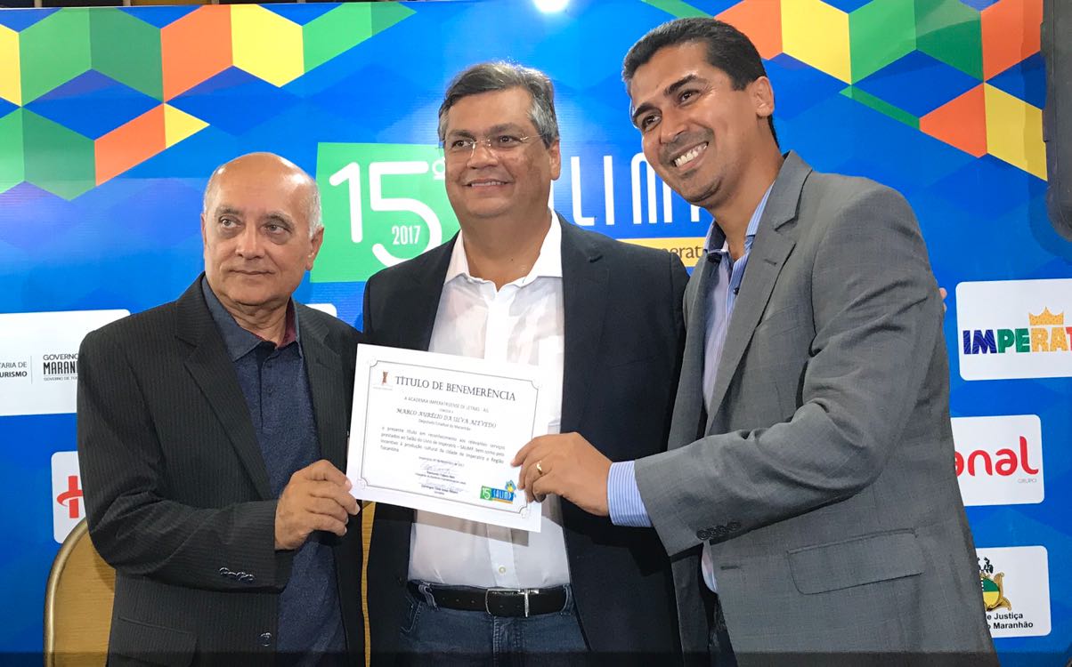 Deputado Marco Aurélio recebe da Academia Imperatrizense de Letras Título de Benemerência