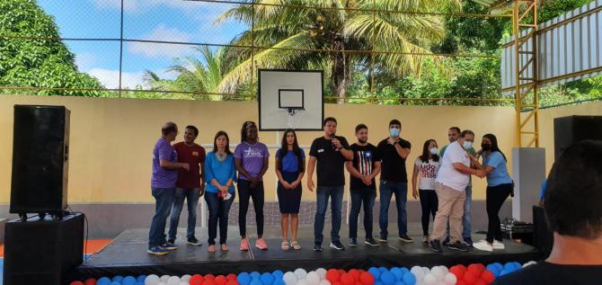 Helena Duailibe participa de inaugurações de escolas em São José de Ribamar 