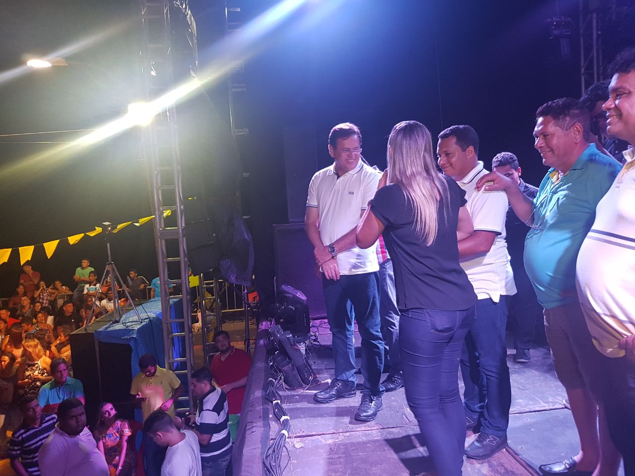 Stenio Rezende participa do encerramento do Arraial do Pescador no município da Raposa