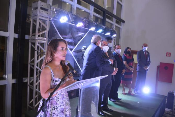 Thaiza Hortegal participa da inauguração da nova unidade do Senac em Pinheiro