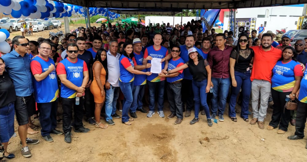 Vinicius Louro participa de entrega de obras em Conceição do Lago Açu