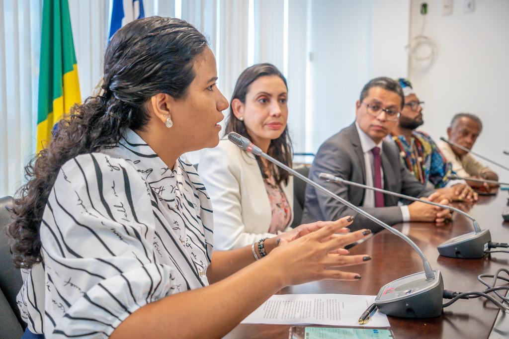 A reunião ouviu representantes de diversas casas de terreiros de São Luís sobre os recentes casos de intolerância na capital